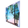 Window Beach Landscape Pattern Tapestry Wall Hanging for Living Room
