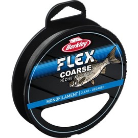Berkley Flex Coarse, Fishing Line, Monofilament, Coarse Fishing, Roach, Bream, Tench, Unisex, Clear, 0.14mm | 1.7kg | 4lb | 150m | 165yd