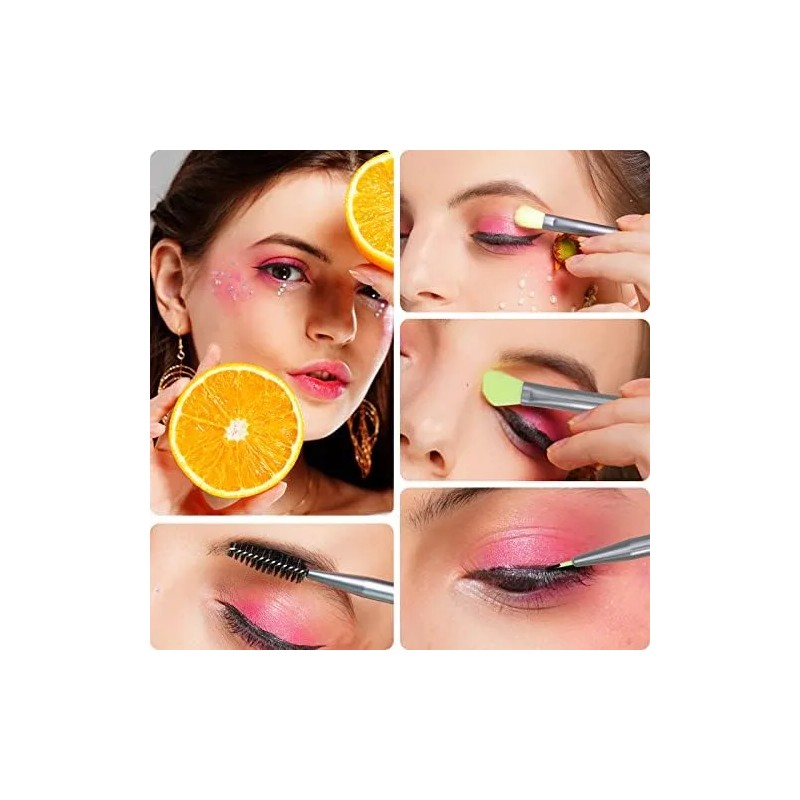 Docolor Juego De Brochas Para Sombra De Ojos, 15 Piezas,