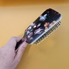 Retro Antique Floral Square Hair Brush Hair Brush
