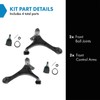 TRQ Front Lower Control Arm with Ball Joint Set Compatible