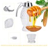 Honey Dispenser, Portable Acrylic Honey Jar Container, Honey, Syrup Container