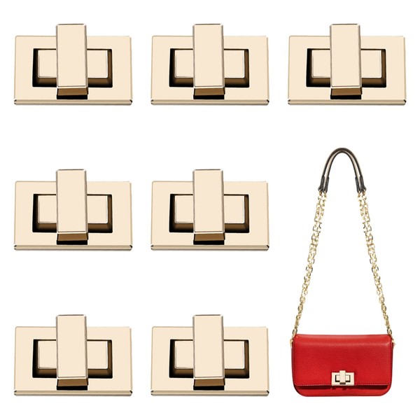 Bag Closure, 7 Pieces Metal Pocket Twist Lock Bags, Twist
