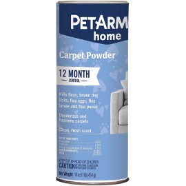 Pet Armor Home Carpet Powder for Fleas and Ticks,Protect Your Home from Fleas ,Deodorizes