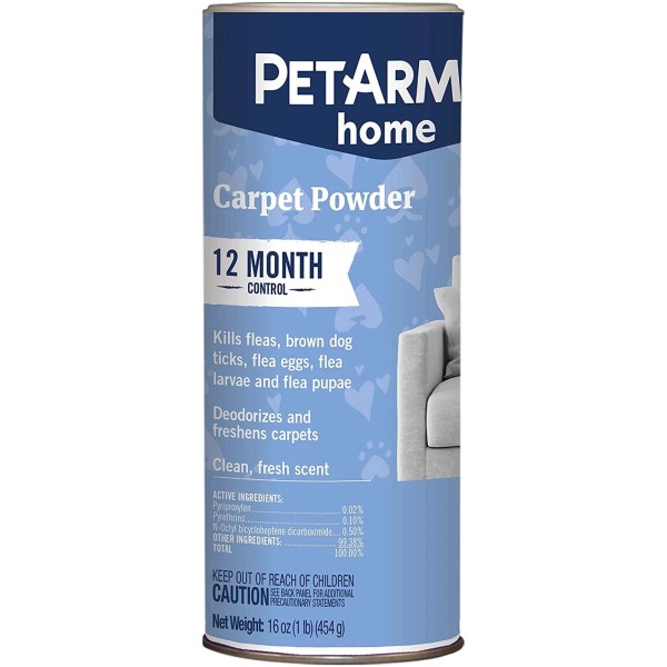Pet Armor Home Carpet Powder for Fleas and Ticks,Protect Your