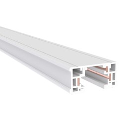 VEOLUX Lighting, H Track 4 feet Single Circuit,120V with 2 Endcaps in White, UL Listed