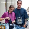RFID Blocking Travel Wallet for Women & Men, Passport Cover,
