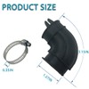 WD24X33918 Dishwasher Circulation Pump To Sump Elbow Hose Kit With