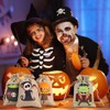 60 Bolsas de Regalo de Arpillera para Halloween con Cordón