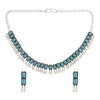 Efulgenz Choker Necklace Earrings Set Indian Jewelry Sets for Women