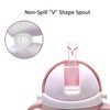 Oberni Toddler Sippy Cup Replacement Weighted Straw + Valved Spout,