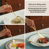 Evanda Gold Silverware Set 60 Piece Service for 20, Titanium