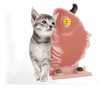 Wall Cat Self Groomer Removable Skin Friendly Fish Shape Rubbing