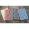 LAN&LAN - Rectangular Checked Tablecloth Washable Excellent for Indoor and