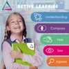 Wissner® active learning - Box with lid stackable purple -