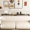 Aduanbang 5.9" Console Table with Outlet – Narrow Sofa Table,