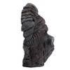 Gorilla Head Sculpture 6.3in Animal Head Figurine Resin Hollow Out