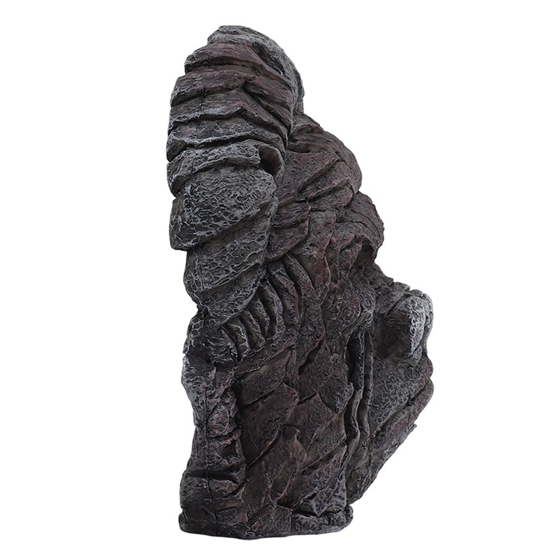Gorilla Head Sculpture 6.3in Animal Head Figurine Resin Hollow Out