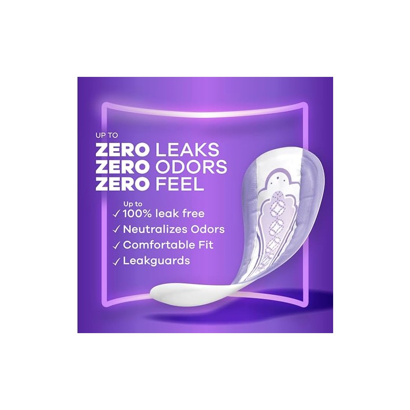 Always Discreet Always Discreet Incontinence Panty Liners for Bladder Leaks,