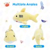 4 Pcs Shark Plush Toys, 10 cm Soft Mini Animal