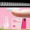 Beetles Tipex Instant Apex Nail Extension Tips Kit Almond/Coffin/Square/Oval/Stiletto/Squaoval Shape