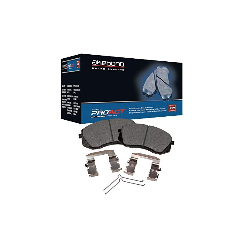 Akebono - ACT976 Brake Pad Set, GREY