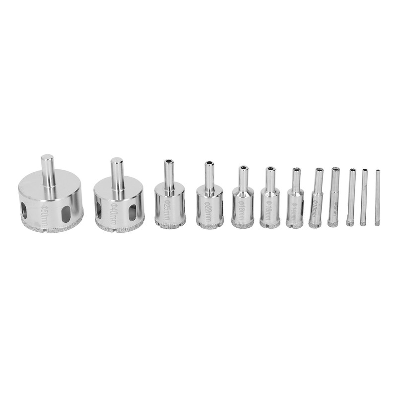 Round Shank Emery Hole Saw Bit Kit Robust High Speed