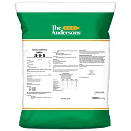 The Andersons Deep Green 24-0-11 Professional-Grade Lawn Fertilizer with 2% and Slow Release Nitrogen - Covers up to 10,00 sq ft (40 lb)