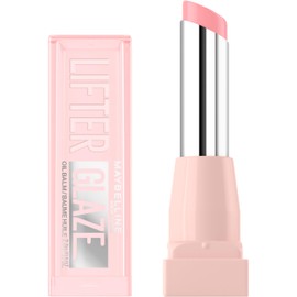MAYBELLINE Lifter Glaze Oil Balm with Hyaluronic Acid and Hydrating Oil Blend, Lip Balm with 24HRs of Smooth, Moisturizing Shine, Pink Drip (Sheer Baby Pink)