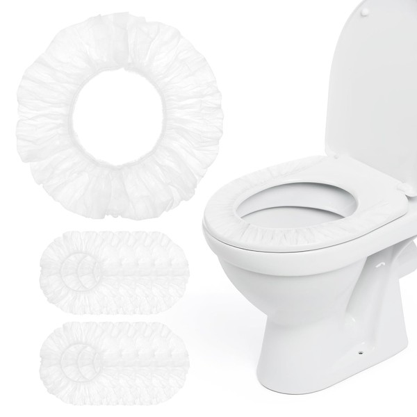 10Pcs Disposable Toilet Seat Covers,Premium Portable Toilet Seat Cover for