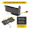 GEKRONE Self Closing Concealed Door Pivot Hinges Heavy-Duty Spring Hydraulic