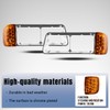 Headlight Bezel with LED Turn Signal Assembly Compatible With Freightliner