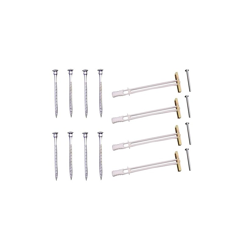 Rail Hardware Pack (8 - #8 screws, 4 - Toggles/Bolts)