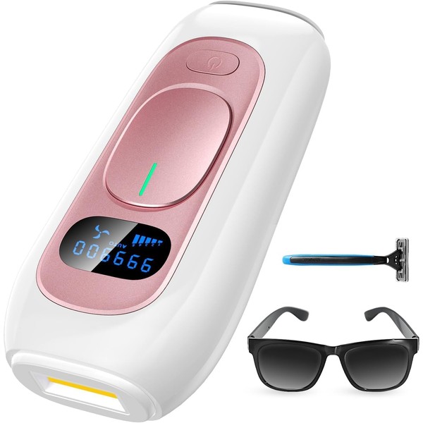 IPL Devices Hair Removal Laser with 5 Energy Levels, Hair Removal Device with 999,900 Light Pulses and 2 Modes for Home Use Professional Hair Removal Body Armpits Face Bikini Women Men