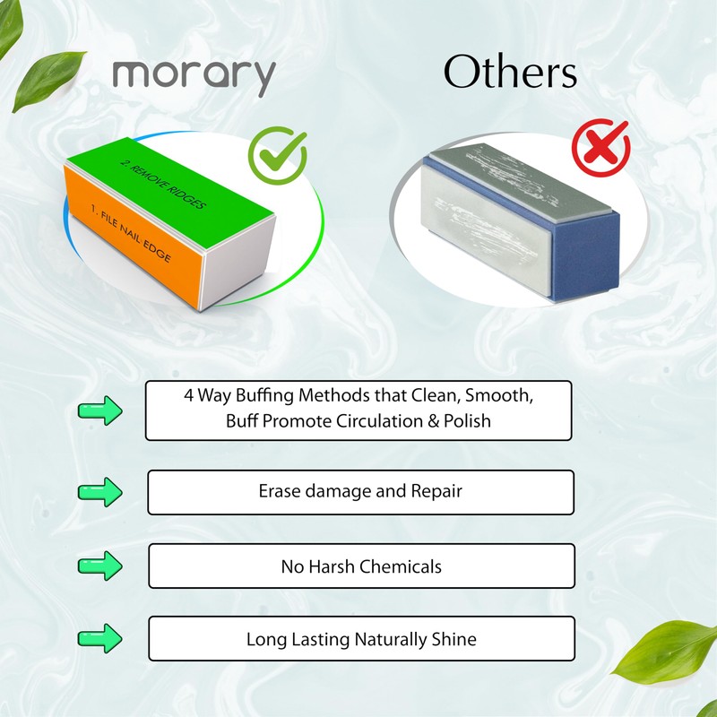 Morary 4 Way Nail Buffer Block Nail Shine Buffer Block