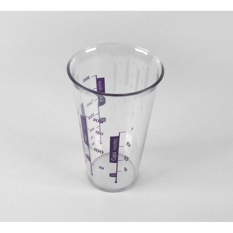 Tredoni 300ml/200gr Sugar/Flour Measuring Cup - 1 Cup Acrylic Measuring