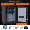 ExploreHorizon 2 Cubic Feet Fireproof and Waterproof Safe Box with
