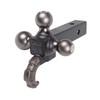 Reese Towpower 7095620 Tri Ball Trailer Hitch Ball Mount, (1-7/8