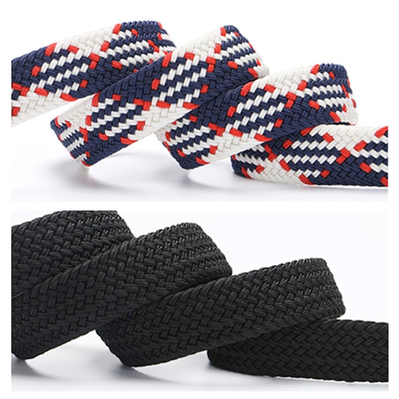 KASSAI Braided Mesh Belt, Total Length 47.2 inches (120 cm),
