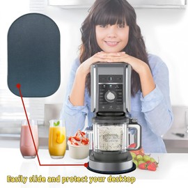 Sliding Pad for Ninja Creami Ice Cream Maker NC301/NC501/NC300,Smooth sliding with anti slip base suitable for kitchen countertop storage moving