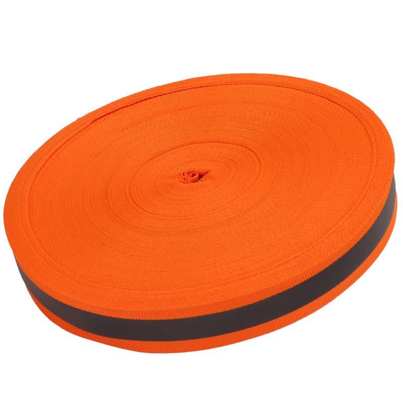 Reflective Ribbon Soft Durable Flexible Fluorescent Ribbon for Improving Night