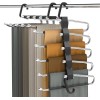 Aufetq Pants Hangers Space Saving - 2 Pack Closet Organizer