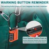 ZHEGE TSA Approved Luggage Locks with Open Alert Indicator, Suitcase