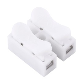 10A 220V Conector Cable Rápida Terminales de Resorte, 100 Piezas Conexión Rápidos Terminal de Cableado, Empalme Conector de 2 Puertos para Conexión de Cable