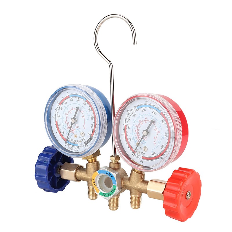 Refrigerant Air Conditioning Tools AC Diagnostic Manifold Gauge Set W/