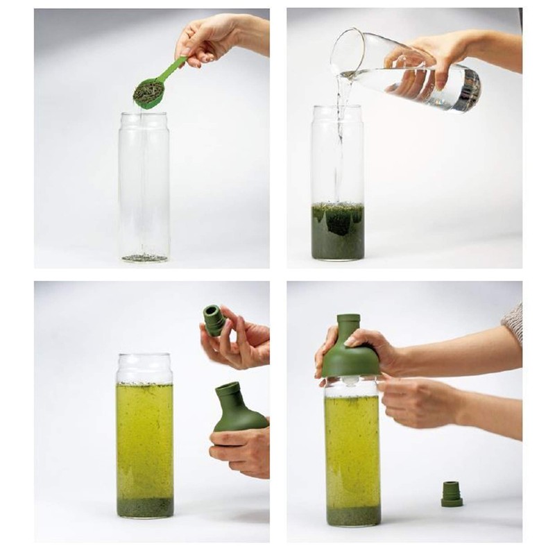 HARIO FIB-75-B Filter-In Bottle, Black, 25.4 fl oz (750 ml)