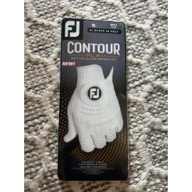 FootJoy FJ Footjoy Contour FLX Golf Gloves Left Hand Pearl Men's Regular XL Extra Large