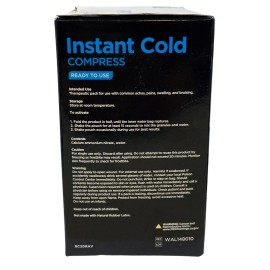 Equate Instant Cold Compress Ready to Use 2 Boxes (4 Total Compresses)