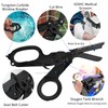 6 in 1 Multi-function Trauma Shears with Strap Cutter and