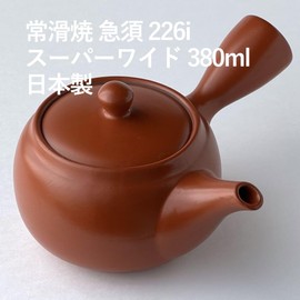 Landscape.com Tokoname Ware Teapot, 226i, Super Wide, 12.8 fl oz (380 ml), Made in Japan